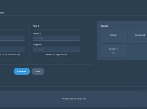 Geometric Calculator (Geo-Calc)